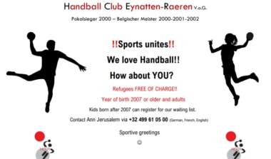 Handball verbindet! image news emja.be
