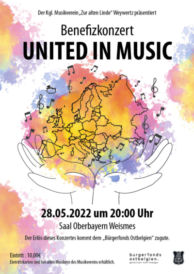 Benefizkonzert – UNITED IN MUSIC logo anbieter