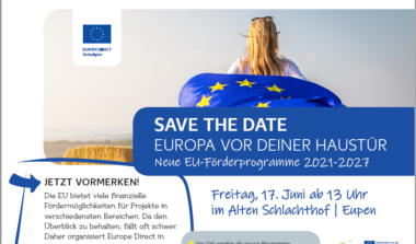 Save the date! Europa vor deiner Haustüre! image news emja.be