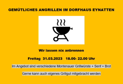 Angrillen im Dorfhaus Eynatten! logo anbieter
