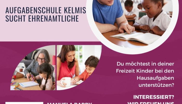 Aufgabenschule Kelmis sucht Ehrenamtliche für die Hausaufgabenbetreuung! angebote emja 