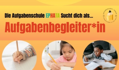 Dringend ehrenamtliche Betreuer*innen für die Aufgabenschule Ephata gesucht! image news emja.be