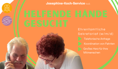 Der Josephine-Koch-Service V.o.G. sucht Unterstützung im ehrenamtlichen Sekretariat für Fahrtanfragen! image news emja.be