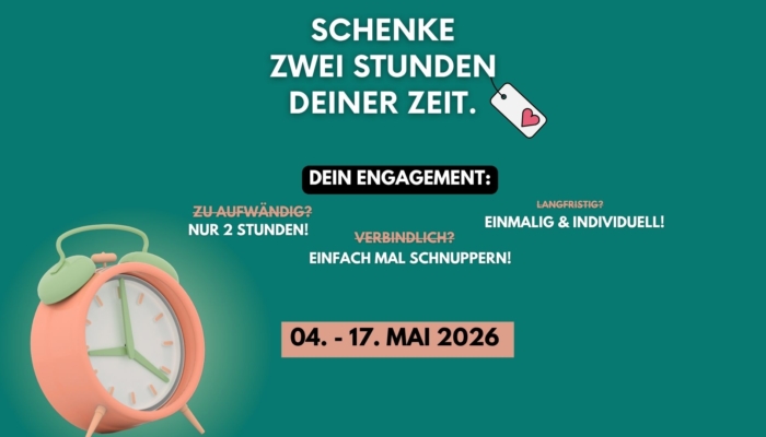 „Schenke zwei Stunden Zeit!“ angebote emja 