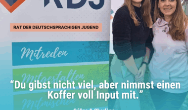 Ehrenamtskampagne RDJ – Rat der deutschsprachigen Jugend! image news emja.be