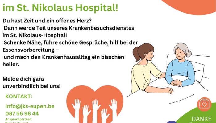 Gute Seelen für den Krankenbesuchsdienst im St. Nikolaus Hospital gesucht! angebote emja 
