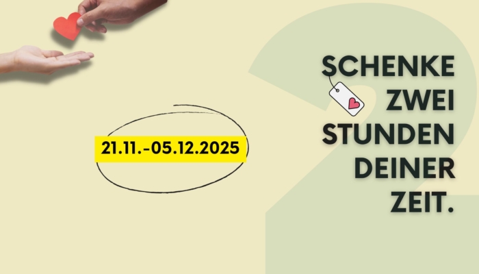 „Schenke zwei Stunden Zeit“ geht wieder los! angebote emja 