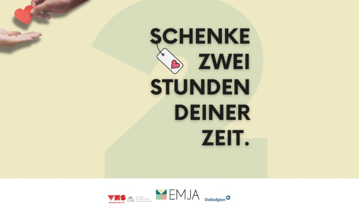 „Schenke zwei Stunden Zeit!“ angebote emja 