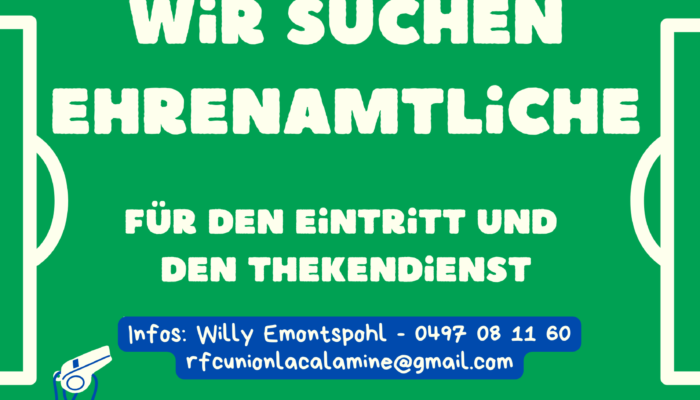 RFCU Kelmis braucht Hilfe beim Eintritt und Thekendienst! angebote emja 