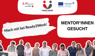 Ehrenamtliche Mentor:innen für ESF-Projekt „Ready2Work“ gesucht! image news emja.be
