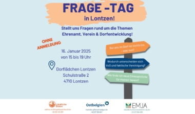 Frage-Tag in Lontzen am 16. Januar! image news emja.be