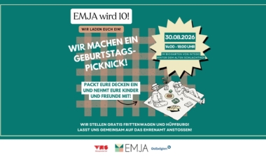 EMJA wird 10! Wir laden euch zu unserem Geburtstags-Picknick ein! image news emja.be