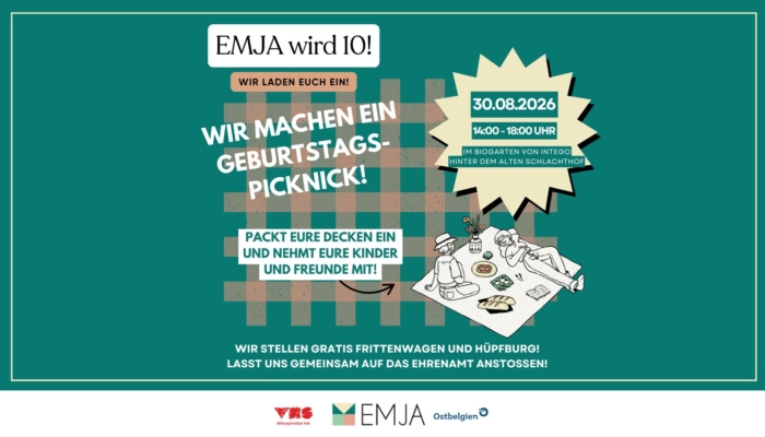 EMJA wird 10! Wir laden euch zu unserem Geburtstags-Picknick ein! angebote emja 