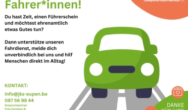 Josephine Koch Service sucht ehrenamtliche Fahrer(innen)! image news emja.be