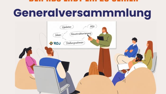 Ganz unverbindlich? Generalversammlung RDJ! angebote emja 