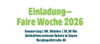Faire Woche 2026 logo anbieter