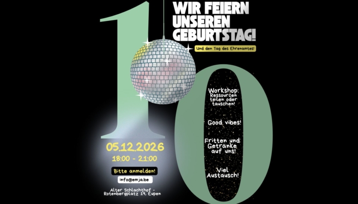 Wir laden euch zu unserer Geburtstagsfeier ein! angebote emja 